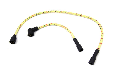 Sumax Sumax Yellow with Black & Red Tracer 7mm Spark Plug Wire Set - 32-7343