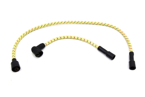 Sumax Sumax Yellow with Black & Red Tracer 7mm Spark Plug Wire Set - 32-7343