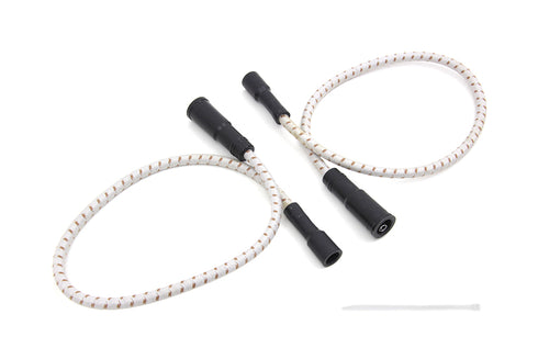 Sumax Sumax Grey with Brown Tracer 7mm Spark Plug Wire Set - 32-7344