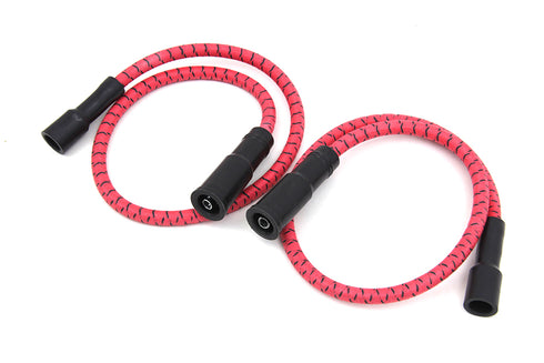 Sumax Sumax Red with Black Tracer 7mm Spark Plug Wire Set - 32-7346