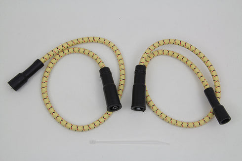 Sumax Sumax Yellow with Black & Red Tracer 7mm Spark Plug Wire Set - 32-7347