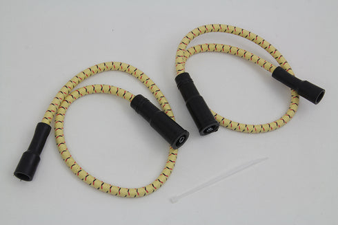 Sumax Sumax Yellow with Black & Red Tracer 7mm Spark Plug Wire Set - 32-7347