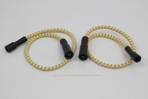 Sumax Sumax Yellow with Black & Red Tracer 7mm Spark Plug Wire Set - 32-7347