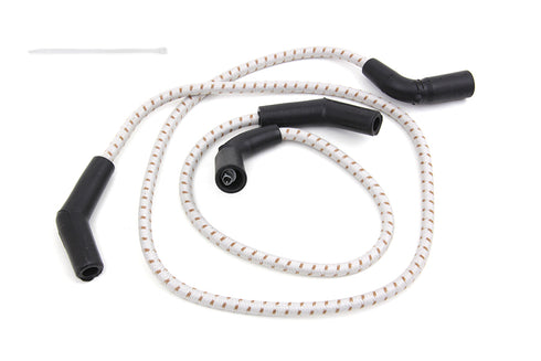 Sumax Sumax Grey with Brown Tracer 7mm Spark Plug Wire Set - 32-7349