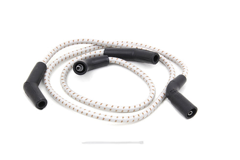 Sumax Sumax Grey with Brown Tracer 7mm Spark Plug Wire Set - 32-7349