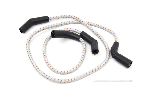 Sumax Sumax Grey with Brown Tracer 7mm Spark Plug Wire Set - 32-7349