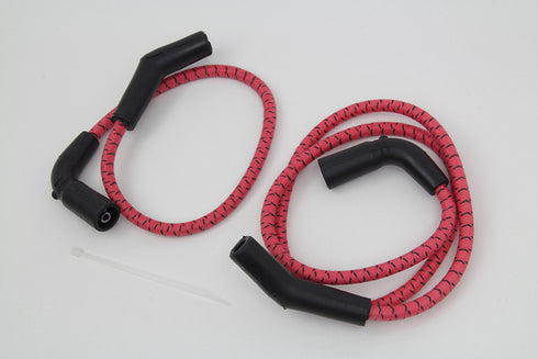 Sumax Sumax Red with Black Tracer 7mm Spark Plug Wire Set - 32-7351