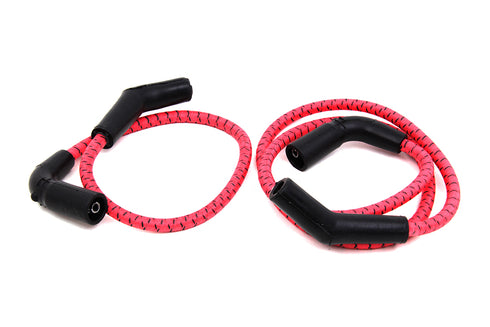 Sumax Sumax Red with Black Tracer 7mm Spark Plug Wire Set - 32-7351