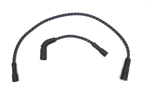 Sumax Sumax Black with Blue Tracer 7mm Spark Plug Wire Set - 32-7359