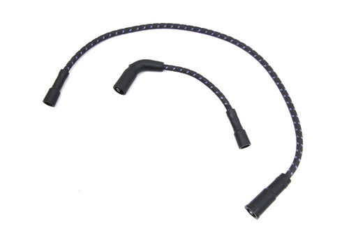 Sumax Sumax Black with Blue Tracer 7mm Spark Plug Wire Set - 32-7359