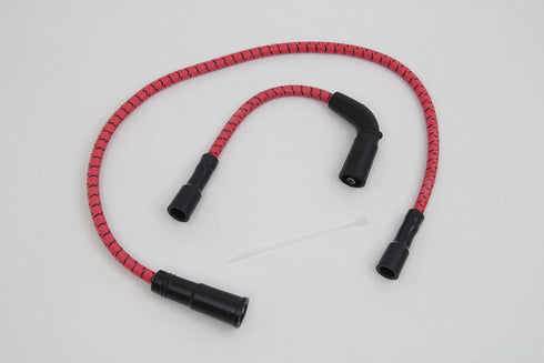 Sumax Sumax Red with Black Tracer 7mm Spark Plug Wire Set - 32-7360