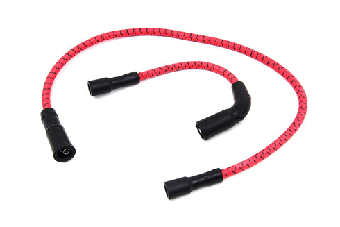 Sumax Sumax Red with Black Tracer 7mm Spark Plug Wire Set - 32-7360