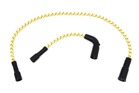 Sumax Sumax Yellow with Black & Red Tracer 7mm Spark Plug Wire Set - 32-7361