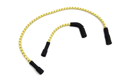 Sumax Sumax Yellow with Black & Red Tracer 7mm Spark Plug Wire Set - 32-7361