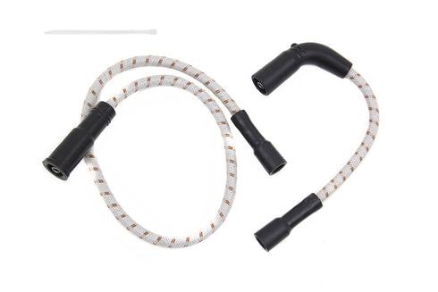 Sumax Sumax Grey with Brown Tracer 7mm Spark Plug Wire Set - 32-7362