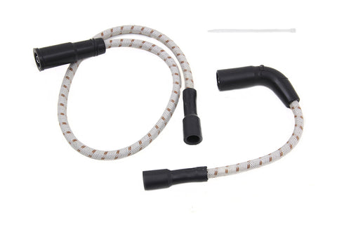Sumax Sumax Grey with Brown Tracer 7mm Spark Plug Wire Set - 32-7362