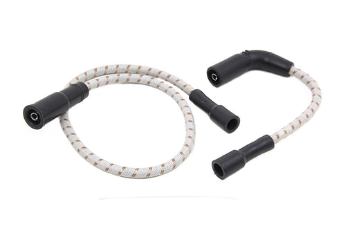 Sumax Sumax Grey with Brown Tracer 7mm Spark Plug Wire Set - 32-7362