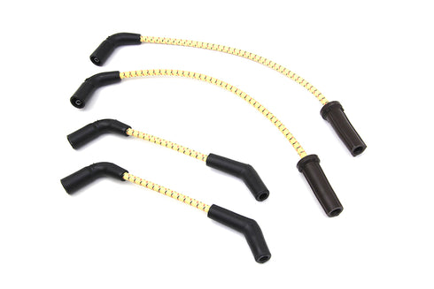 Sumax Sumax Yellow with Black & Red Tracer 7mm Spark Plug Wire Set - 32-7376
