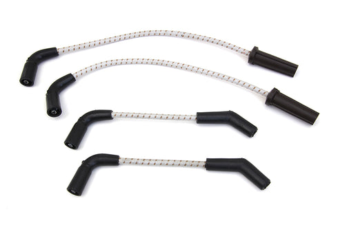 Sumax Sumax Grey with Brown Tracer 7mm Spark Plug Wire Set - 32-7377