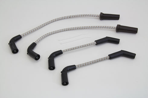 Sumax Sumax Grey with Brown Tracer 7mm Spark Plug Wire Set - 32-7377