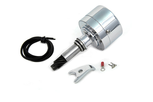 Volt Tech XL and Side Valve Auto Advance Distributor Assembly Chrome - 32-7558