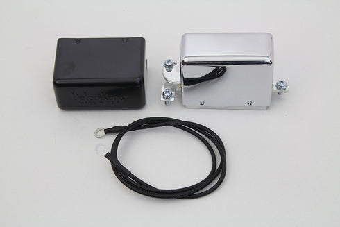 Volt Tech Chrome 12 Volt Regulator Relay - 32-7587