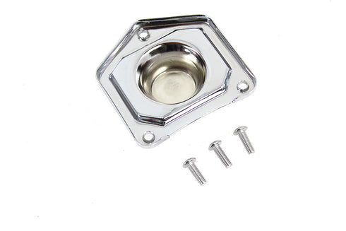 V-Twin Solenoid End Cover Chrome - 32-7749