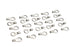 Volt Tech Ring Wiring Terminal 5/16 inch Eye 10-16 Gauge - 32-8023