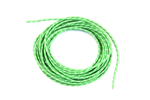 Volt Tech Green 25' Cloth Covered Wire - 32-8096