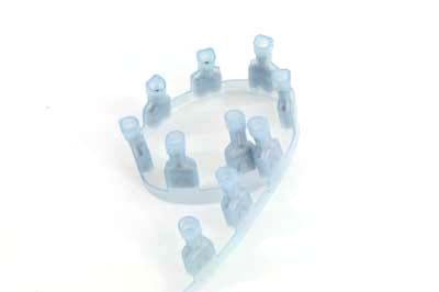 V-Twin Flag Wiring Terminal with Insulator - 32-8106