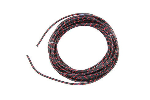 Volt Tech Black with Red Dot 25' Braided Wire - 32-8128