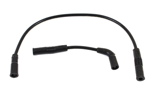 Accel Accel 8mm S/S Spiral Core Ignition Wire Set Black - 32-9166
