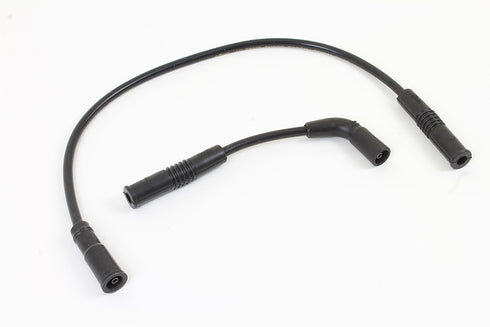 Accel Accel 8mm S/S Spiral Core Ignition Wire Set Black - 32-9166