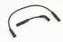 Accel Accel 8mm S/S Spiral Core Ignition Wire Set Black - 32-9166