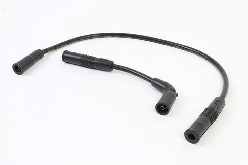 Accel Accel 8mm S/S Spiral Core Ignition Wire Set Black - 32-9166