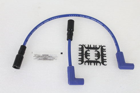 Accel Accel 8mm S/S Spiral Core Ignition Wire Set Blue - 32-9171
