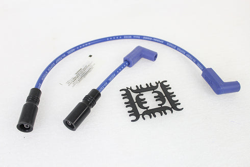 Accel Accel 8mm S/S Spiral Core Ignition Wire Set Blue - 32-9171