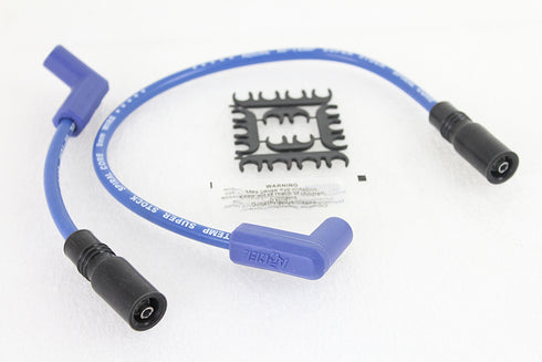 Accel Accel 8mm S/S Spiral Core Ignition Wire Set Blue - 32-9179