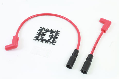Accel Accel 8mm S/S Spiral Core Ignition Wire Set Red - 32-9180