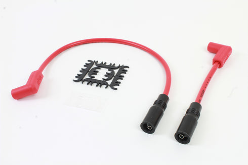 Accel Accel 8mm S/S Spiral Core Ignition Wire Set Red - 32-9180