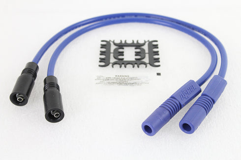 Accel Accel 8mm S/S Spiral Core Ignition Wire Set Blue - 32-9183