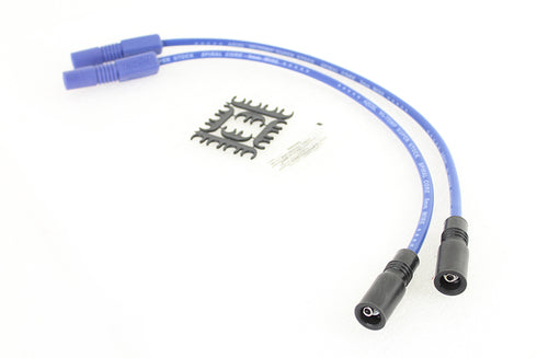 Accel Accel 8mm S/S Spiral Core Ignition Wire Set Blue - 32-9183