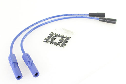 Accel Accel 8mm S/S Spiral Core Ignition Wire Set Blue - 32-9183