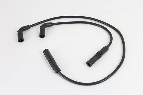 Accel Accel 8mm S/S Spiral Core Ignition Wire Set Black - 32-9186