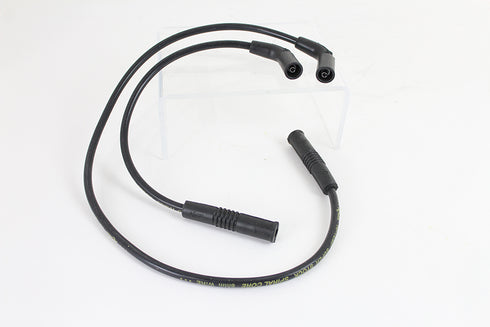 Accel Accel 8mm S/S Spiral Core Ignition Wire Set Black - 32-9186