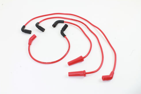 Accel Accel 8mm S/S Spiral Core Ignition Wire Set Red - 32-9192
