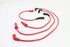 Accel Accel 8mm S/S Spiral Core Ignition Wire Set Red - 32-9192