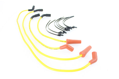 Accel Accel 8mm S/S Spiral Core Ignition Wire Set Yellow - 32-9193