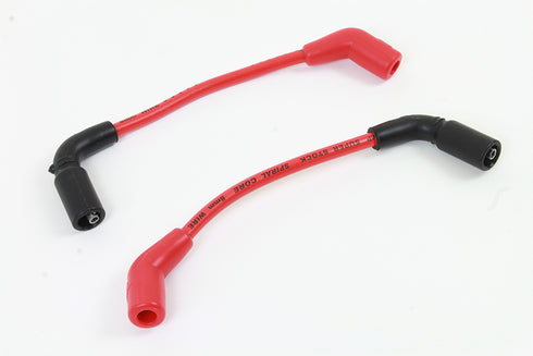 Accel Accel 8mm S/S Spiral Core Ignition Wire Set Red - 32-9196