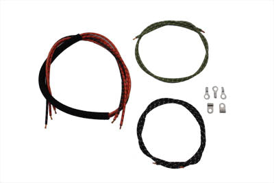 V-Twin Handlebar Wiring Cotton Braided - 32-9315